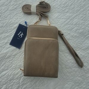 Chic Beige Crossbody Bag by